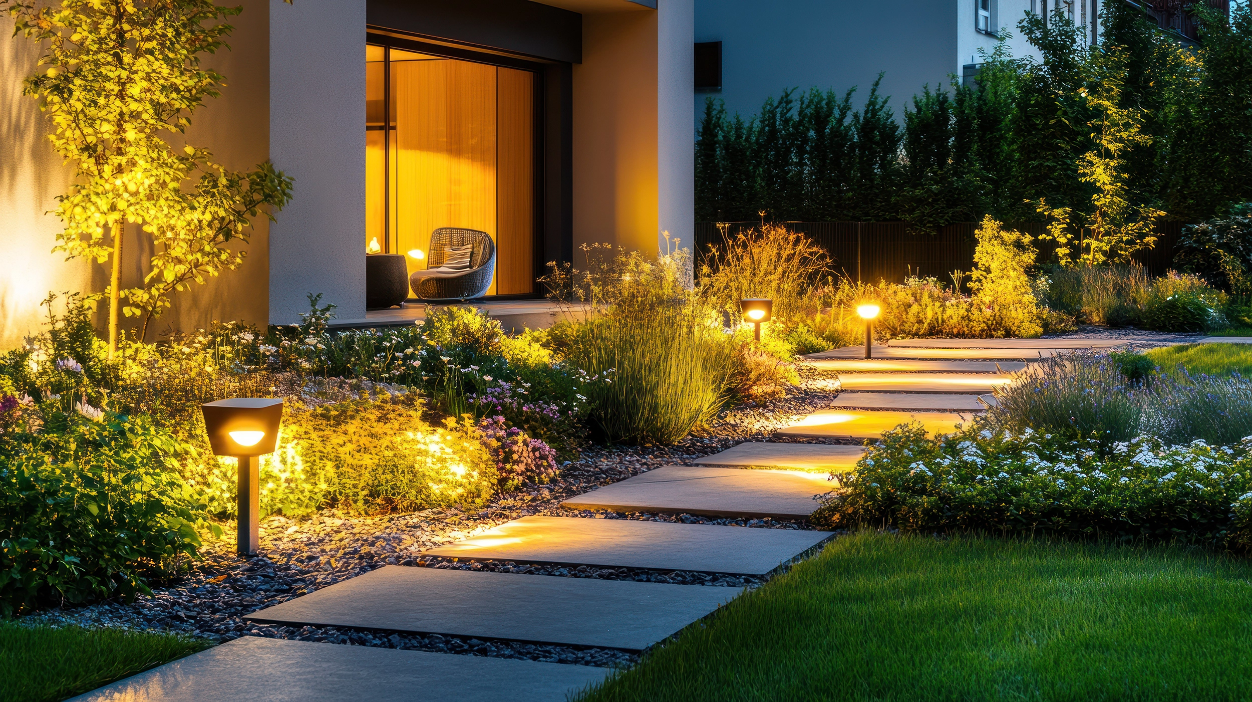 Landscape Lighting<br />
Enhance Your Outdoor Ambiance